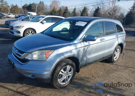 2010 Honda Cr-V Ex-L z USA, uszkodzony, nr VIN 5J6RE3H72AL049223